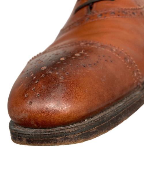 Edward Green（エドワードグリーン）Edward Green (エドワードグリーン) カドガン セミブローグシューズ ブラウン サイズ:SIZE 8 1/2 19 D 88の古着・服飾アイテム