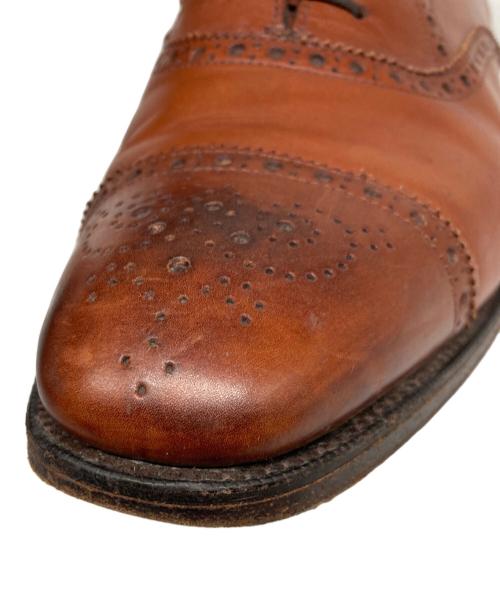 Edward Green（エドワードグリーン）Edward Green (エドワードグリーン) カドガン セミブローグシューズ ブラウン サイズ:SIZE 8 1/2 19 D 88の古着・服飾アイテム