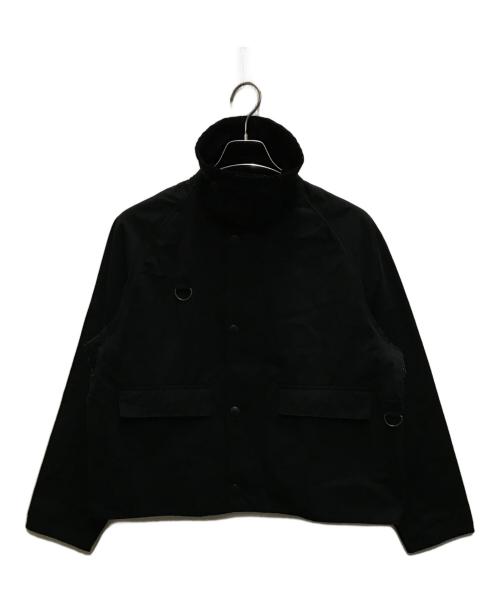 Barbour（バブアー）Barbour (バブアー) SPEY/ピーチスキン コットン ショートレングスブルゾン ブラック サイズ:Mの古着・服飾アイテム