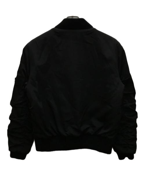 RAF SIMONS（ラフシモンズ）RAF SIMONS (ラフシモンズ) FRED PERRY (フレッドペリー) MA-1ジャケット ブラック サイズ:40の古着・服飾アイテム