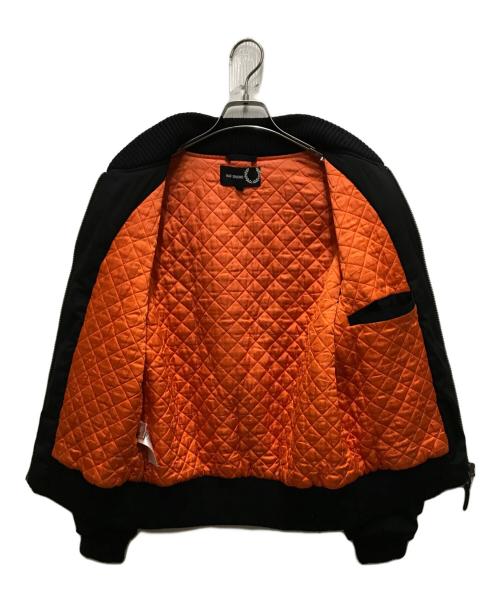 RAF SIMONS（ラフシモンズ）RAF SIMONS (ラフシモンズ) FRED PERRY (フレッドペリー) MA-1ジャケット ブラック サイズ:40の古着・服飾アイテム