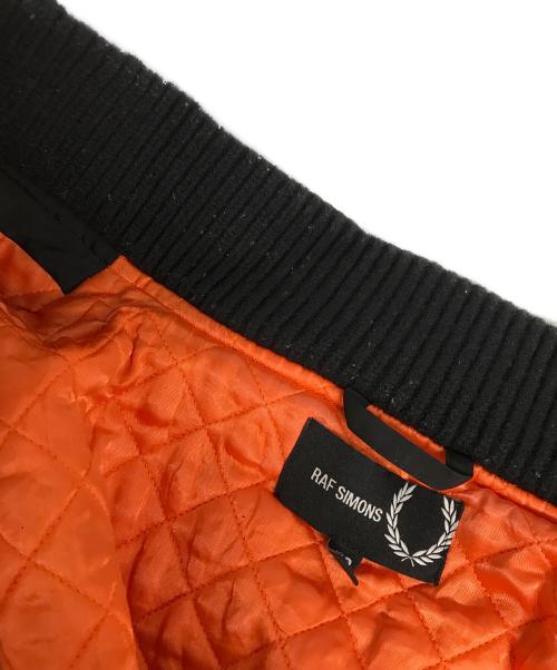 RAF SIMONS（ラフシモンズ）RAF SIMONS (ラフシモンズ) FRED PERRY (フレッドペリー) MA-1ジャケット ブラック サイズ:40の古着・服飾アイテム