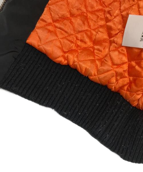 RAF SIMONS（ラフシモンズ）RAF SIMONS (ラフシモンズ) FRED PERRY (フレッドペリー) MA-1ジャケット ブラック サイズ:40の古着・服飾アイテム