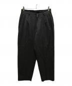 COMME des GARCONS HOMME PLUSコムデギャルソンオムプリュス）の古着「2タックウールスラックス」｜グレー