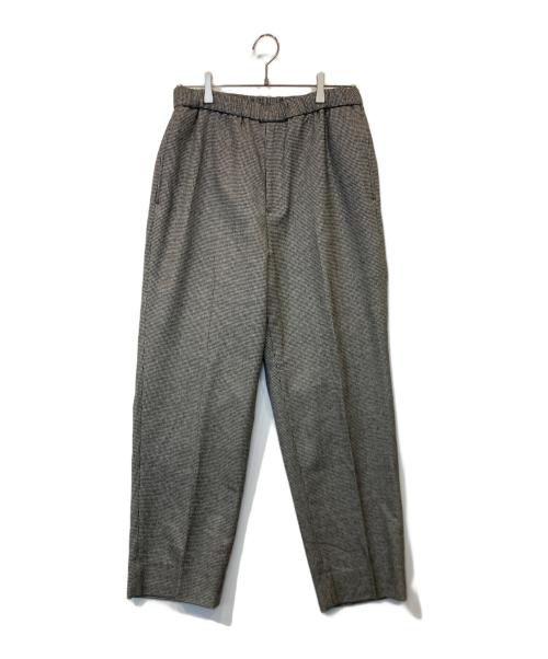 LA BOUCLE（ラ ブークル）LA BOUCLE (ラ ブークル) Flannel Taperd Easy パンツ フランネル テーパード イージー パンツ グレー サイズ:3の古着・服飾アイテム