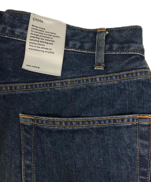 CIOTA（シオタ）CIOTA (シオタ) スビンコットン 13.5oz ワイドテーパードデニム インディゴ サイズ:81cmの古着・服飾アイテム