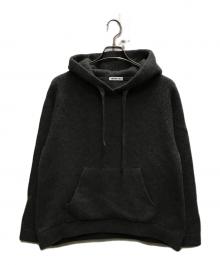 DEUXIEME CLASSE（ドゥーズィエム クラス）の古着「ニットフーディー」｜グレー