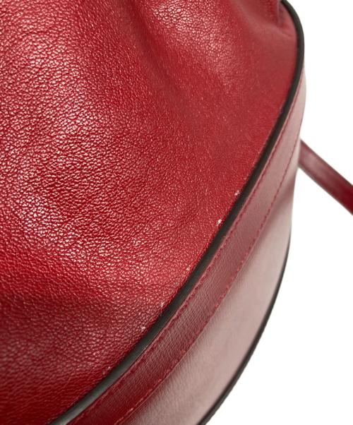 GUCCI（グッチ）GUCCI (グッチ) ホースビット バケットバッグ レッドの古着・服飾アイテム