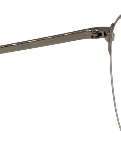 LAVID（ラビド）LAVID (ラビド) ダブルブリッジ眼鏡 シルバーの古着・服飾アイテム