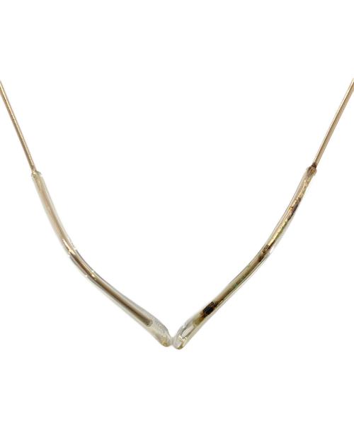 LAVID（ラビド）LAVID (ラビド) 伊達眼鏡 ゴールド サイズ:47▢21-148の古着・服飾アイテム