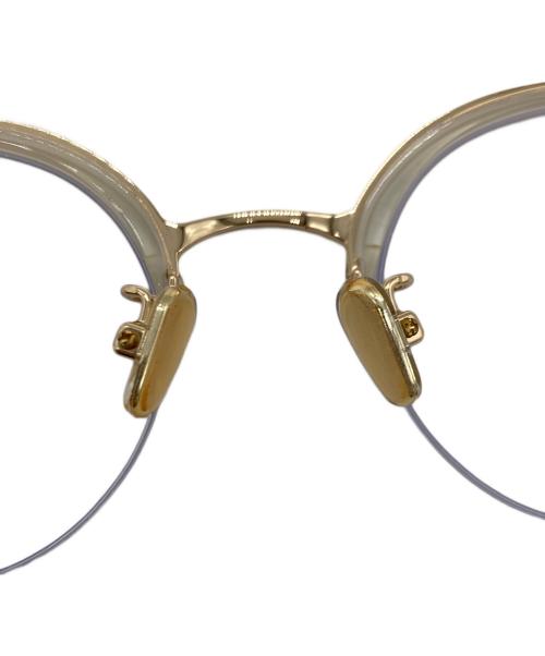 LAVID（ラビド）LAVID (ラビド) 伊達眼鏡 ゴールド サイズ:47▢21-148の古着・服飾アイテム