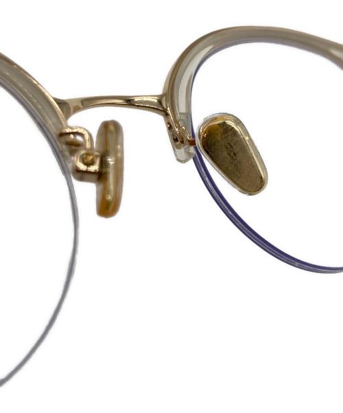 LAVID（ラビド）LAVID (ラビド) 伊達眼鏡 ゴールド サイズ:47▢21-148の古着・服飾アイテム