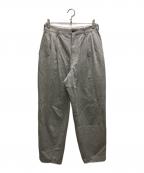 COMME des GARCONS HOMMEコムデギャルソン オム）の古着「90's 2タックワイドテーパードパンツ」｜グレー