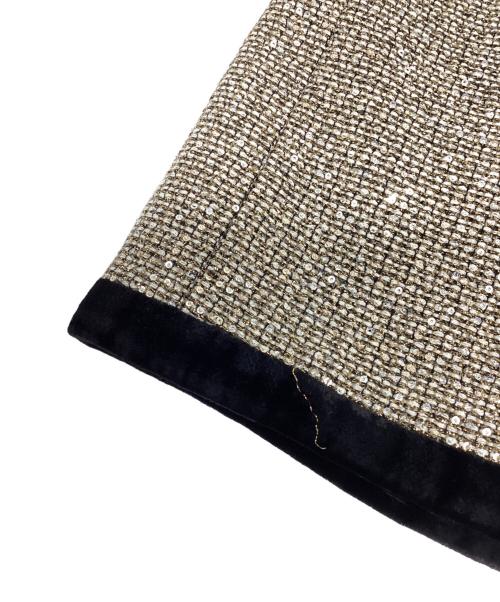 GUCCI（グッチ）GUCCI (グッチ) スパンコールセットアップスカート ベージュ サイズ:42の古着・服飾アイテム