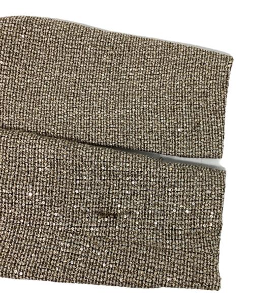 GUCCI（グッチ）GUCCI (グッチ) スパンコールセットアップスカート ベージュ サイズ:42の古着・服飾アイテム