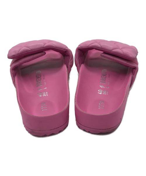 BIRKENSTOCK（ビルケンシュトック）BIRKENSTOCK (ビルケンシュトック) Sylt パデッドレザー サンダル ピンク サイズ:26の古着・服飾アイテム