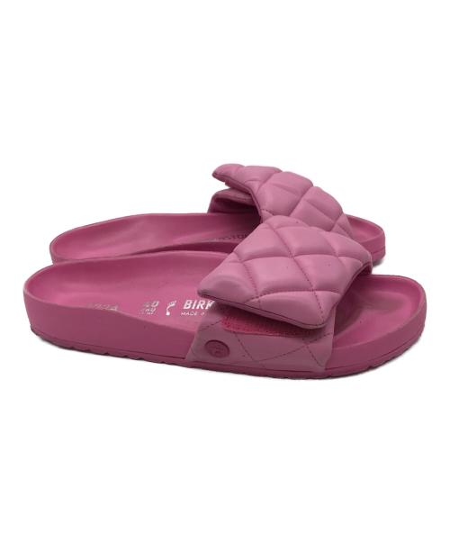 BIRKENSTOCK（ビルケンシュトック）BIRKENSTOCK (ビルケンシュトック) Sylt パデッドレザー サンダル ピンク サイズ:26の古着・服飾アイテム