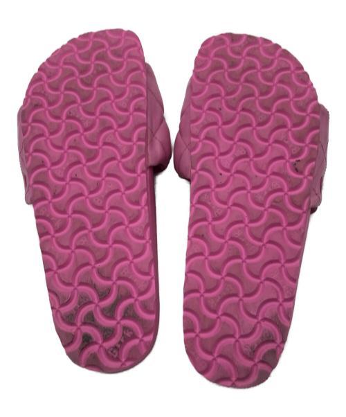 BIRKENSTOCK（ビルケンシュトック）BIRKENSTOCK (ビルケンシュトック) Sylt パデッドレザー サンダル ピンク サイズ:26の古着・服飾アイテム