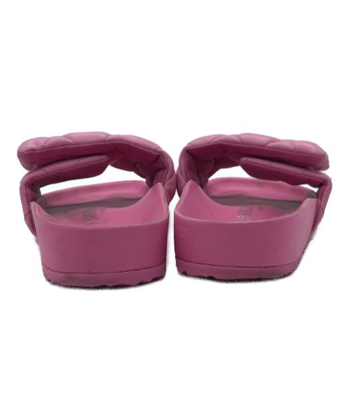 BIRKENSTOCK（ビルケンシュトック）BIRKENSTOCK (ビルケンシュトック) Sylt パデッドレザー サンダル ピンク サイズ:26の古着・服飾アイテム