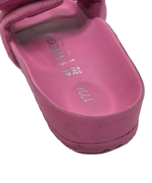 BIRKENSTOCK（ビルケンシュトック）BIRKENSTOCK (ビルケンシュトック) Sylt パデッドレザー サンダル ピンク サイズ:26の古着・服飾アイテム