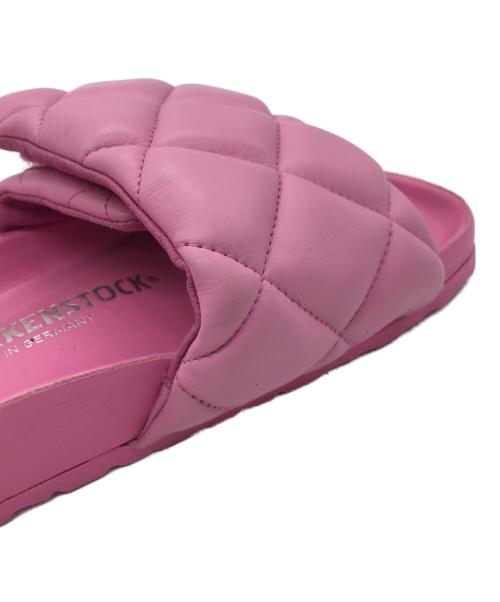 BIRKENSTOCK（ビルケンシュトック）BIRKENSTOCK (ビルケンシュトック) Sylt パデッドレザー サンダル ピンク サイズ:26の古着・服飾アイテム