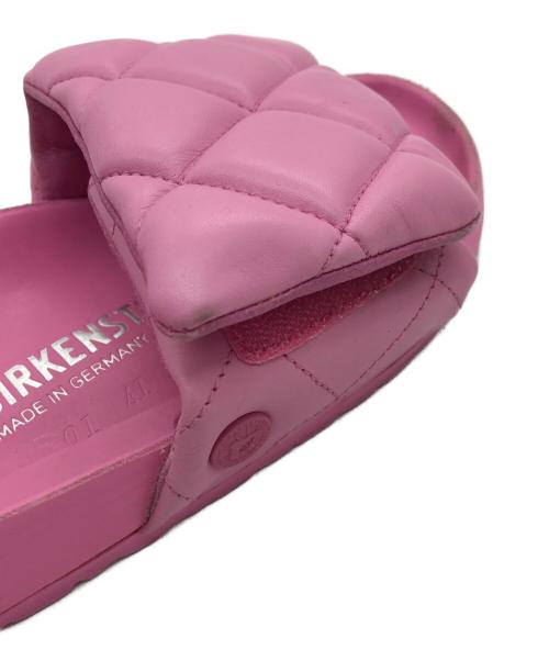 BIRKENSTOCK（ビルケンシュトック）BIRKENSTOCK (ビルケンシュトック) Sylt パデッドレザー サンダル ピンク サイズ:26の古着・服飾アイテム