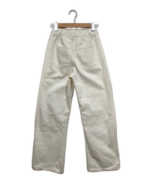 adidas（アディダス）adidas (アディダス) ロングパンツ STSV デニムパンツ ホワイト サイズ:2XSの古着・服飾アイテム