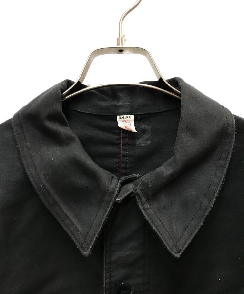 LE  TRAVAILLEUR GALLICE（ル・トラヴァイユール・ガリス）LE  TRAVAILLEUR GALLICE (ル・トラヴァイユール・ガリス) 50s-60sMOLESKIN WORKER JACKET ブラック サイズ:2の古着・服飾アイテム