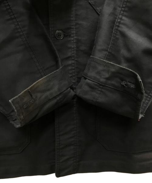 LE  TRAVAILLEUR GALLICE（ル・トラヴァイユール・ガリス）LE  TRAVAILLEUR GALLICE (ル・トラヴァイユール・ガリス) 50s-60sMOLESKIN WORKER JACKET ブラック サイズ:2の古着・服飾アイテム