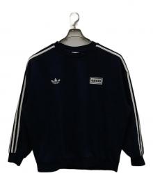 adidas×oasis（アディダス×オアシス）の古着「ツアー オーバーサイズ クルーネックスウェット」｜ネイビー