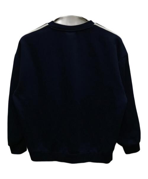 adidas（アディダス）adidas (アディダス) oasis (オアシス) ツアー オーバーサイズ クルーネックスウェット ネイビー サイズ:3XLの古着・服飾アイテム