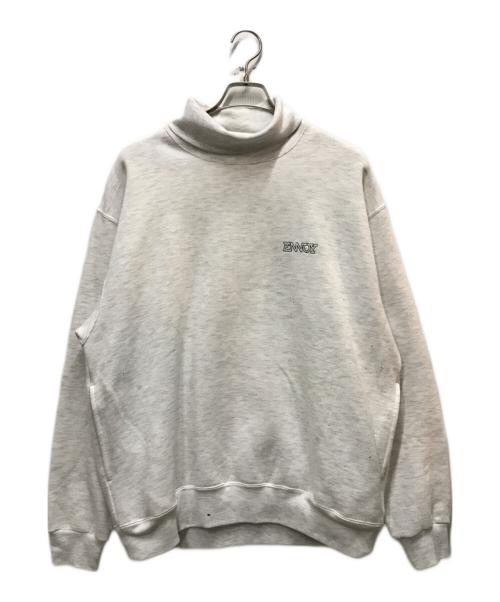 The Ennoy Professional（ザ エンノイ プロフェッショナル）THE ENNOY PROFESSIONAL (ザ エンノイ プロフェッショナル) Electric Logo Turtleneck Sweat グレー サイズ:XLの古着・服飾アイテム