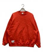 Champion×WTAPSチャンピオン×ダブルタップス）の古着「Academy Crew Neck」｜オレンジ