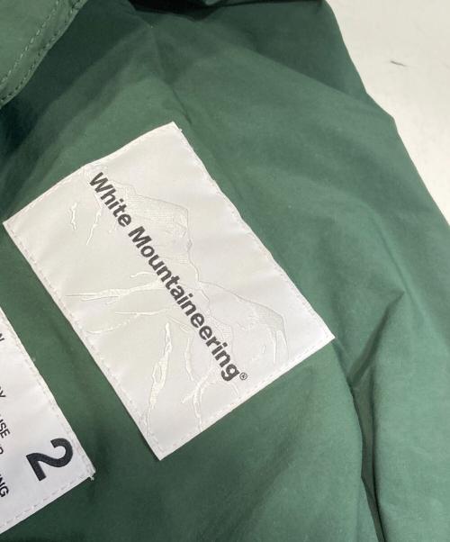 WHITE MOUNTAINEERING（ホワイトマウンテ二アニング）WHITE MOUNTAINEERING (ホワイトマウンテ二アニング) TAION (タイオン) DOWN JACKET グリーン サイズ:Mの古着・服飾アイテム