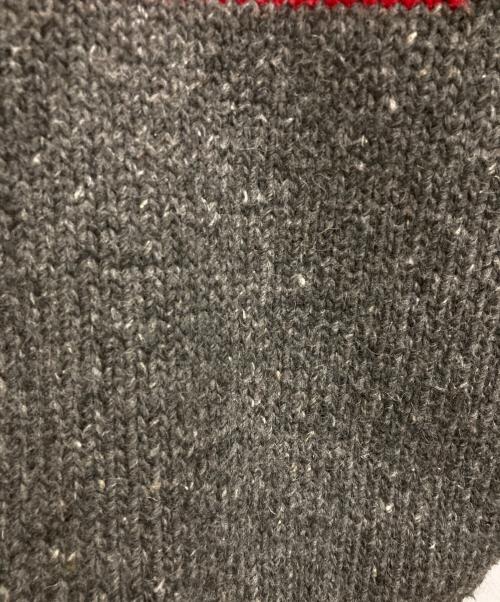 ISHKA（ISHKA）ISHKA (ISHKA) 90s星条旗ハイネックニット グレー サイズ:Freeの古着・服飾アイテム