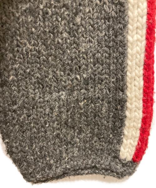 ISHKA（ISHKA）ISHKA (ISHKA) 90s星条旗ハイネックニット グレー サイズ:Freeの古着・服飾アイテム