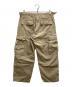 JOHN GALLIANO (ジョンガリアーノ) ミリタリー ガンプリント カーゴパンツ ベージュ サイズ:48：16000円