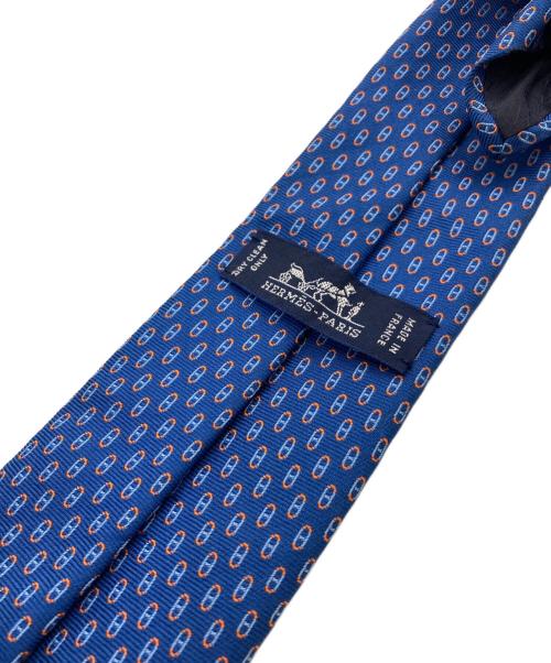 HERMES（エルメス）HERMES (エルメス) A Bon Port ネクタイ ブルー サイズ:不明の古着・服飾アイテム