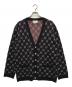 GUCCI（グッチ）の古着「ダイヤモンドアーガイルGGカーディガン」｜ネイビー