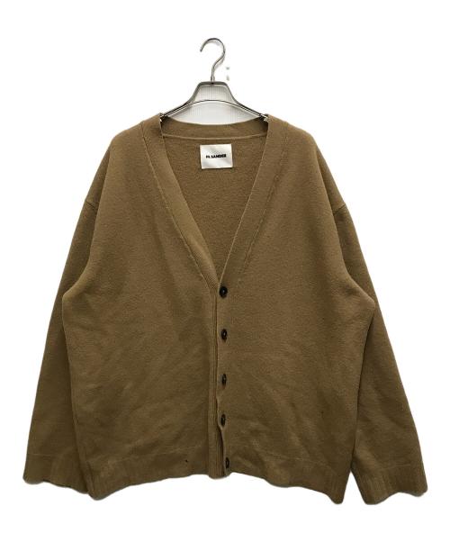 JIL SANDER（ジルサンダー）JIL SANDER (ジルサンダー) ダブルフェイスカーディガン ベージュ サイズ:50の古着・服飾アイテム