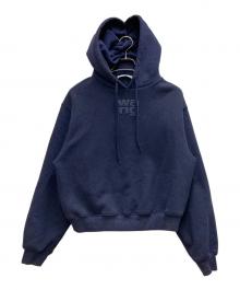 ALEXANDER WANG（アレキサンダー・ワン）の古着「フロントロゴラメパーカー」｜ネイビー