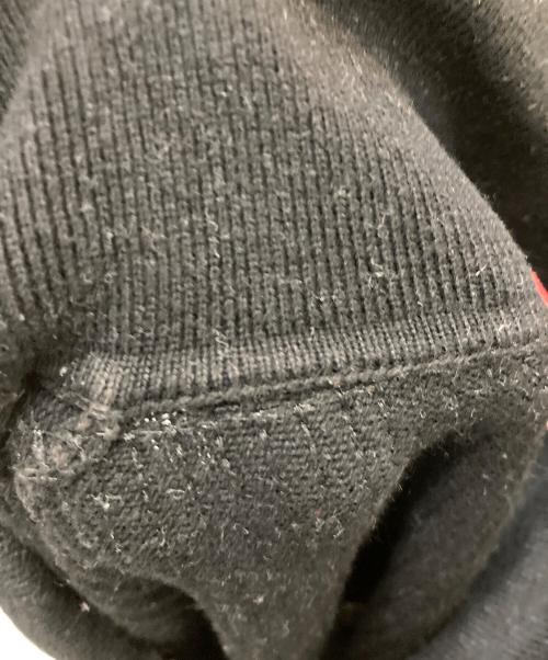 SUPREME（シュプリーム）Supreme (シュプリーム) Sequin Stripe Zip  Polo ブラック サイズ:Mの古着・服飾アイテム