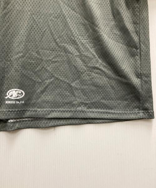 A BATHING APE（アベイシングエイプ）A BATHING APE (アベイシングエイプ) FOOTBALL JERSEY グレー サイズ:Lの古着・服飾アイテム