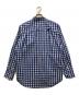 ADER error (アーダーエラー) ギンガムチェックロゴシャツ ブルー×ホワイト サイズ:XS：10000円
