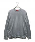 SUPREMEシュプリーム）の古着「メタリックセーター」｜ブルー