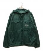 WIND AND SEAウィンダンシー）の古着「OVERDYED FIELD PARKA」｜グリーン