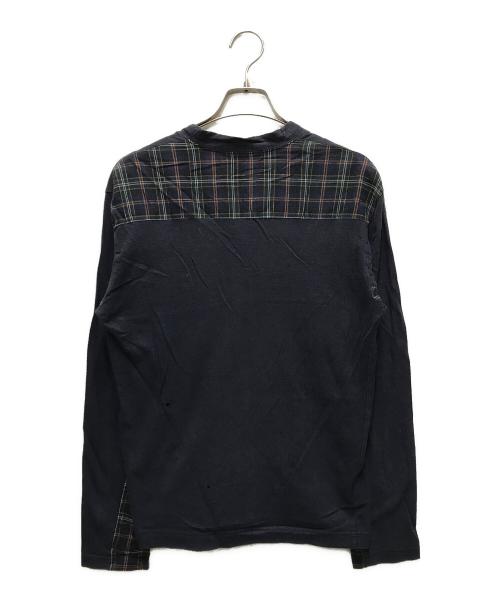 COMME des GARCONS HOMME（コムデギャルソン オム）COMME des GARCONS HOMME (コムデギャルソン オム) 切替カーディガン ネイビー サイズ:Sの古着・服飾アイテム