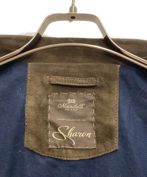 ENRICO MANDELLI（エンリコ・マンデッリ）ENRICO MANDELLI (エンリコ・マンデッリ) Sharon SUEDE SAFARI JACKET カーキ サイズ:48の古着・服飾アイテム