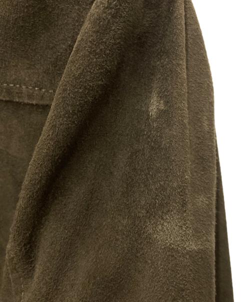 ENRICO MANDELLI（エンリコ・マンデッリ）ENRICO MANDELLI (エンリコ・マンデッリ) Sharon SUEDE SAFARI JACKET カーキ サイズ:48の古着・服飾アイテム
