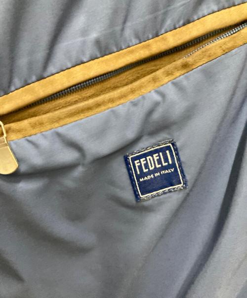 FEDELI（フェデーリ）FEDELI (フェデーリ) スウェードジャケット ブラウン サイズ:44の古着・服飾アイテム